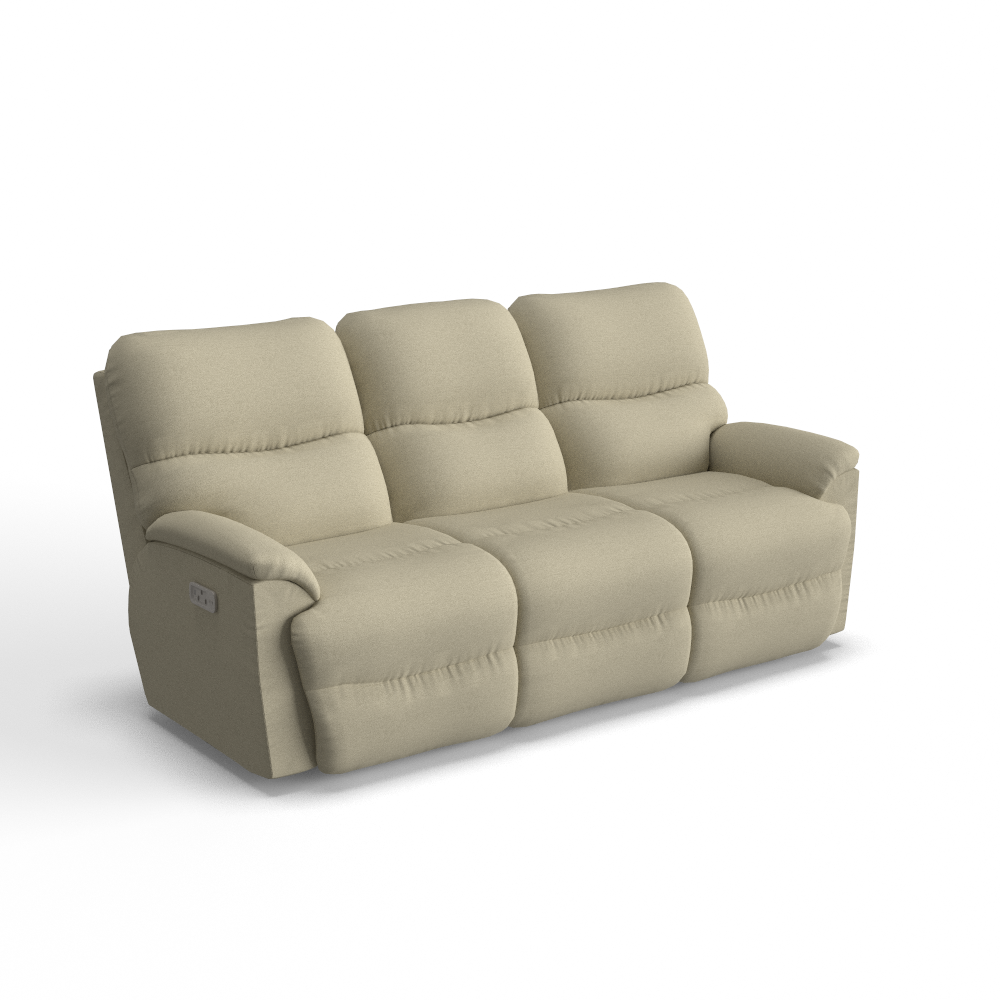 Trouper Power Reclining Sofa w/ Headrest & Lumbar